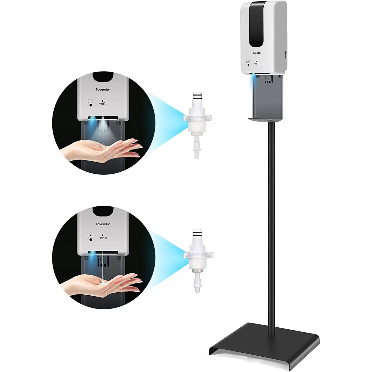 Automatic Hand Sanitizer Dispenser with Stand and Drip Catcher, Infrared Sensor Touchless Sanitizer Stand with Drip/Spray , 1200
Automatic Hand Sanitizer Dispenser with Stand and Drip Catcher, Infrared Sensor Touchless Sanitizer Stand with Drip/Spray , 1200