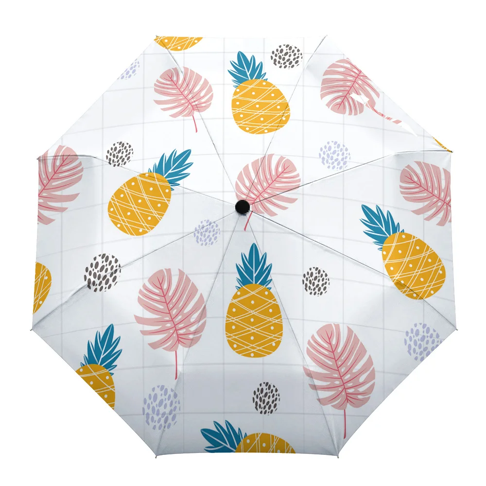 Palm Leaves Pineapple Fully-automatic Umbrella for Outdoor Kids Adults Printed Umbrella Foldable Eight Strand Umbrella
Palm Leaves Pineapple Fully-automatic Umbrella for Outdoor Kids Adults Printed Umbrella Foldable Eight Strand Umbrella