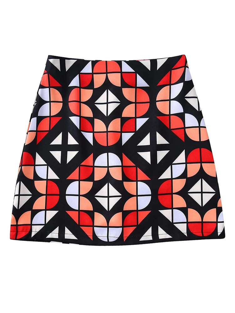 Evfer Chic Lady Summer Streetwear Style Geometric Print Mini Skirts Womens High Waist Back Zipper Fashion Straight Za Skirt
Evfer Chic Lady Summer Streetwear Style Geometric Print Mini Skirts Womens High Waist Back Zipper Fashion Straight Za Skirt