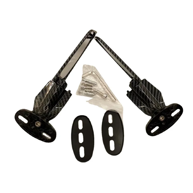Carbon Fiber Motorcycle Mirrors Wind Wing Adjustable Rotating Rearview Mirror Side Mirror for Honda Kawasaki Yamaha
Carbon Fiber Motorcycle Mirrors Wind Wing Adjustable Rotating Rearview Mirror Side Mirror for Honda Kawasaki Yamaha