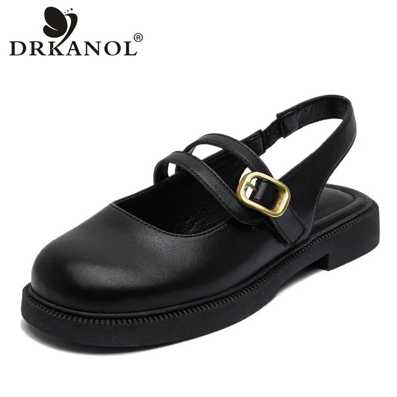 DRKANOL Fashion Low Heel Sandals Women Summer Slingback Shoes Slip-on Flat Casual Mary Janes Sandals Ladies All-match Sandalias
DRKANOL Fashion Low Heel Sandals Women Summer Slingback Shoes Slip-on Flat Casual Mary Janes Sandals Ladies All-match Sandalias
