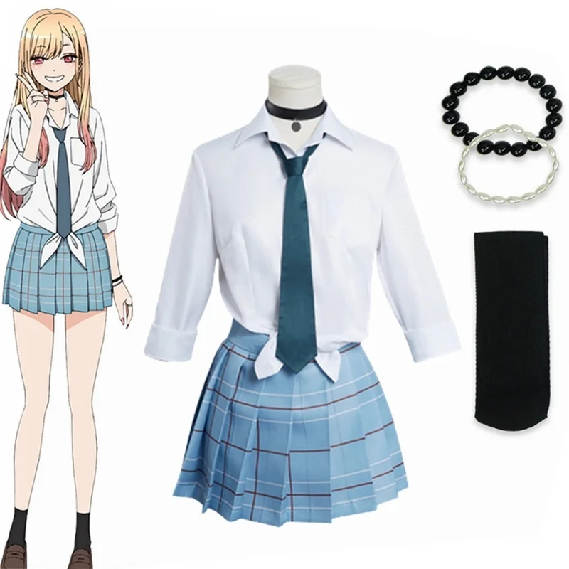 Marin Kitagawa Cosplay Anime My Dress Up Darling Costume JK School Uniform Skirt Outfits Halloween Carnival Party Suit
Marin Kitagawa Cosplay Anime My Dress Up Darling Costume JK School Uniform Skirt Outfits Halloween Carnival Party Suit