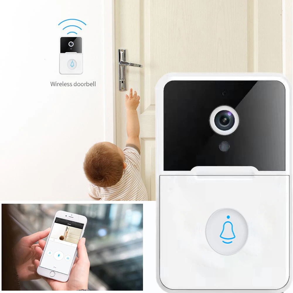 X3 Pro Smart WIFI wireless HD Display Visual Doorbell Night Vision Camera Video Door Bell Indoor Monitor Security Voice Changer
X3 Pro Smart WIFI wireless HD Display Visual Doorbell Night Vision Camera Video Door Bell Indoor Monitor Security Voice Changer