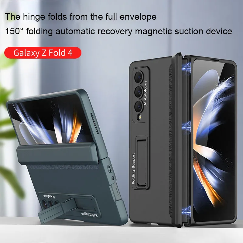 Magnetic Hinge Folding Phone Case For Samsung Galaxy Z Fold 4 Fold3 5G with Invisible Kickstand Fold4 Full Wrap Anti-drop Case
Magnetic Hinge Folding Phone Case For Samsung Galaxy Z Fold 4 Fold3 5G with Invisible Kickstand Fold4 Full Wrap Anti-drop Case