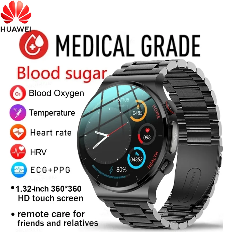 HUAWEI Watch 2023 Blood Sugar Smart Watches Men Women ECG PPG Heart Rate Blood Pressure Health Tracker Smartwatch For Xiaomi
HUAWEI Watch 2023 Blood Sugar Smart Watches Men Women ECG PPG Heart Rate Blood Pressure Health Tracker Smartwatch For Xiaomi