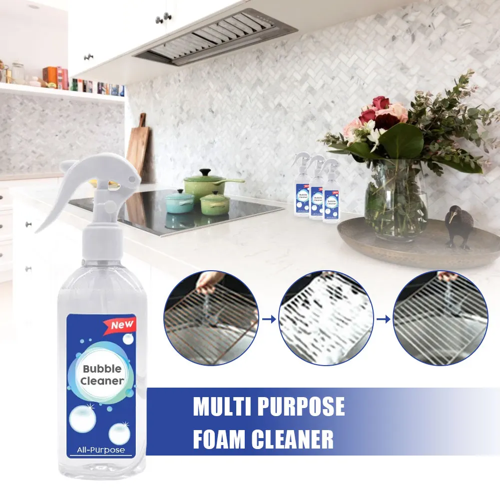200ml Kitchen Cleaner Grease Oil Remover Multi-Purpose Bubble Cleaner Cleaning Detergent Household Cleaning Liquid Kitchen Tools
200ml Kitchen Cleaner Grease Oil Remover Multi-Purpose Bubble Cleaner Cleaning Detergent Household Cleaning Liquid Kitchen Tools