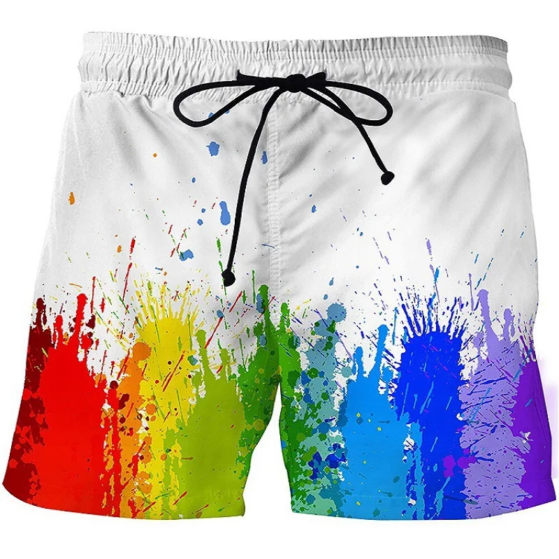 Hawaiian Style Shorts Ink Printing Shorts For Men New Harajuku Street Half Sleeve Pants Fashion Y2K Clothing Drawstring Designl
Hawaiian Style Shorts Ink Printing Shorts For Men New Harajuku Street Half Sleeve Pants Fashion Y2K Clothing Drawstring Designl