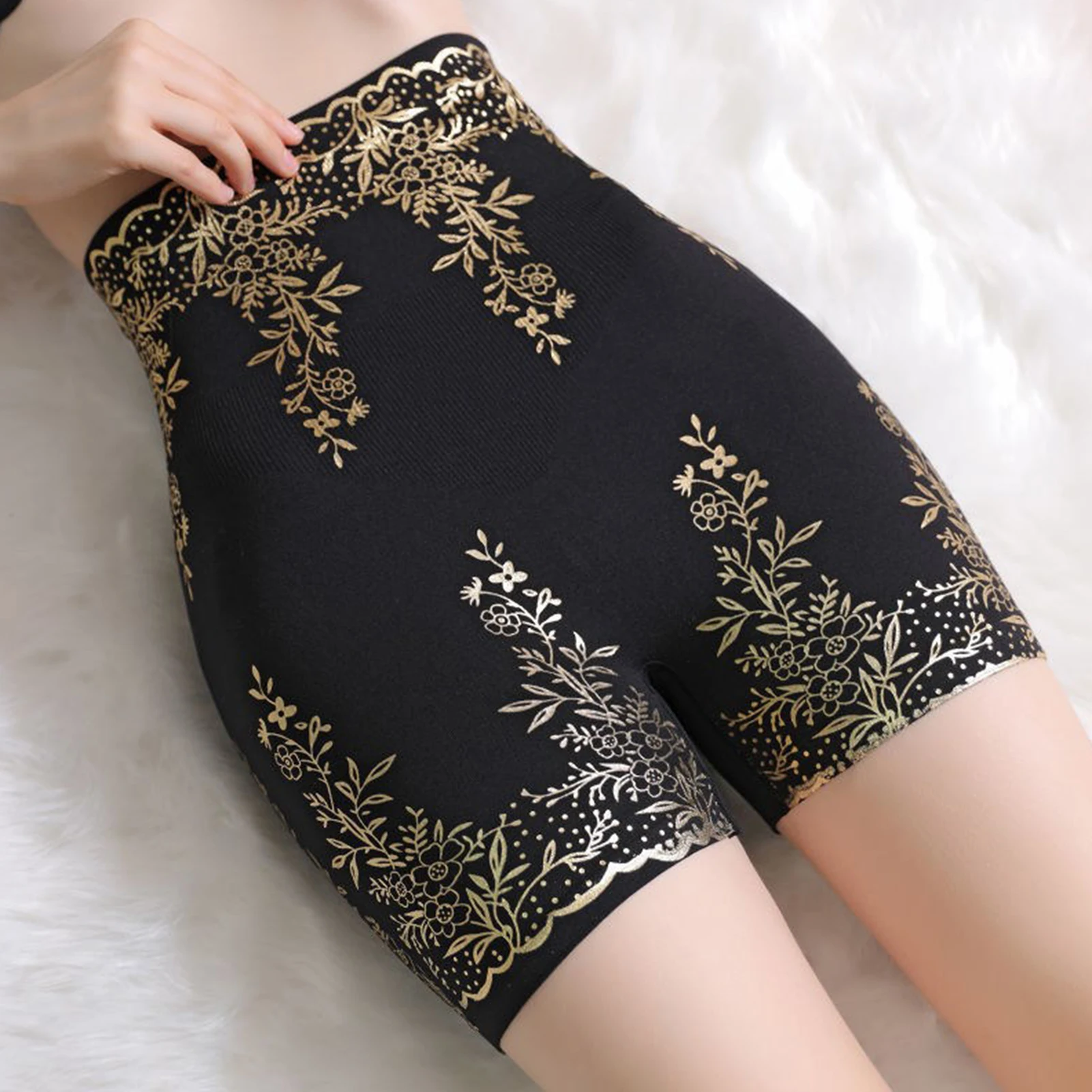 Golden Floral Printed Tunic Pants Tummy Control Bodycon Pants High Waist Body Shaping Stretch Butt Lifting Shapewear Suit
Golden Floral Printed Tunic Pants Tummy Control Bodycon Pants High Waist Body Shaping Stretch Butt Lifting Shapewear Suit