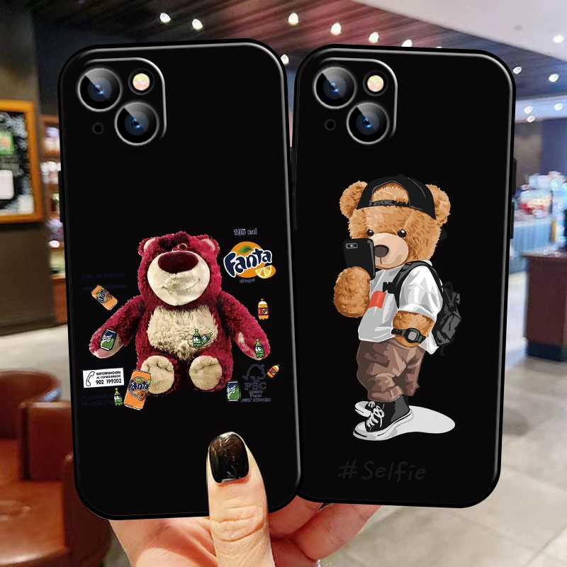 Luxury Cute Bear For Apple iPhone 13 12 11 Pro Mini X XR XS Max SE 5 6 6S 7 8 Plus Phone Case Soft Coque Carcasa Liquid Silicon
Luxury Cute Bear For Apple iPhone 13 12 11 Pro Mini X XR XS Max SE 5 6 6S 7 8 Plus Phone Case Soft Coque Carcasa Liquid Silicon