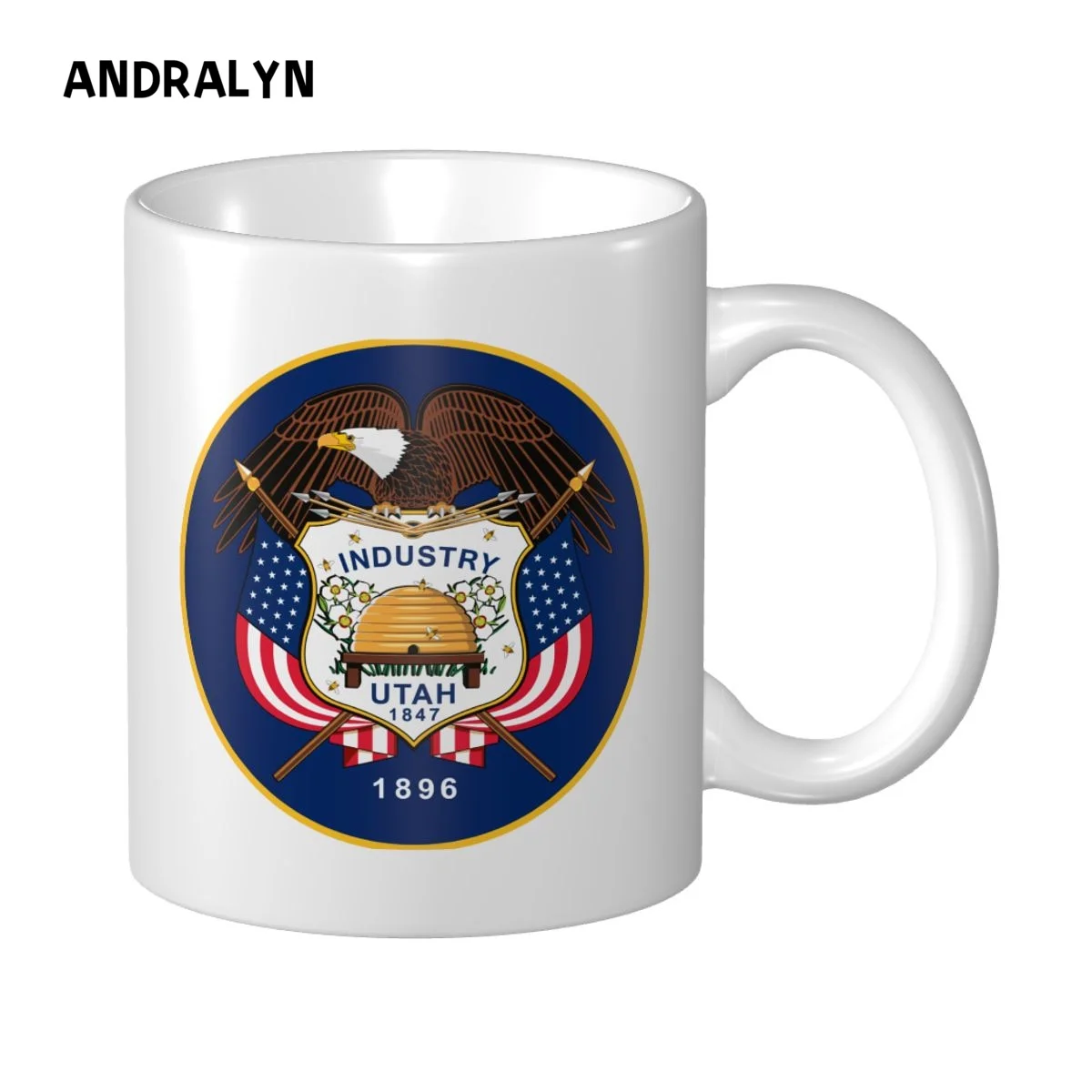 Flag Of Utah State Mug 330ml 2023 Funny Ceramic Creative Coffee Mugs Christmas GIft Cup
Flag Of Utah State Mug 330ml 2023 Funny Ceramic Creative Coffee Mugs Christmas GIft Cup