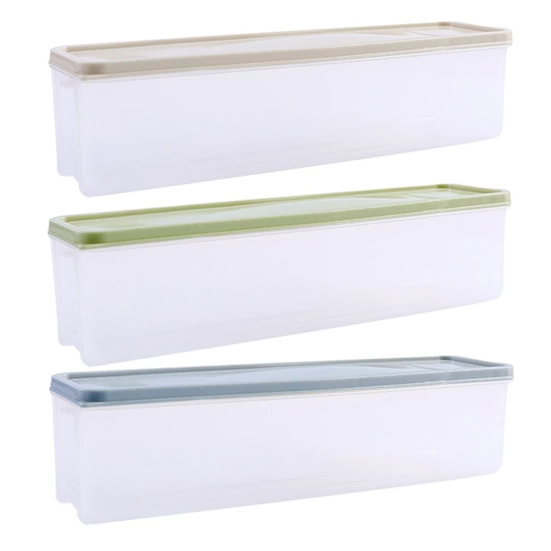 

Moisture-proof Household Noodle Translucent Storage Box Airtight Spaghetti Box with Lid Plastic Clear Foods Fruit Container Home