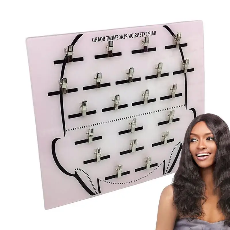 Hair Extensions Acrylic Hair Holder Board Home Salon Plate Separator With Clip Hair Styling Hairpieces Holder Display Board
Hair Extensions Acrylic Hair Holder Board Home Salon Plate Separator With Clip Hair Styling Hairpieces Holder Display Board