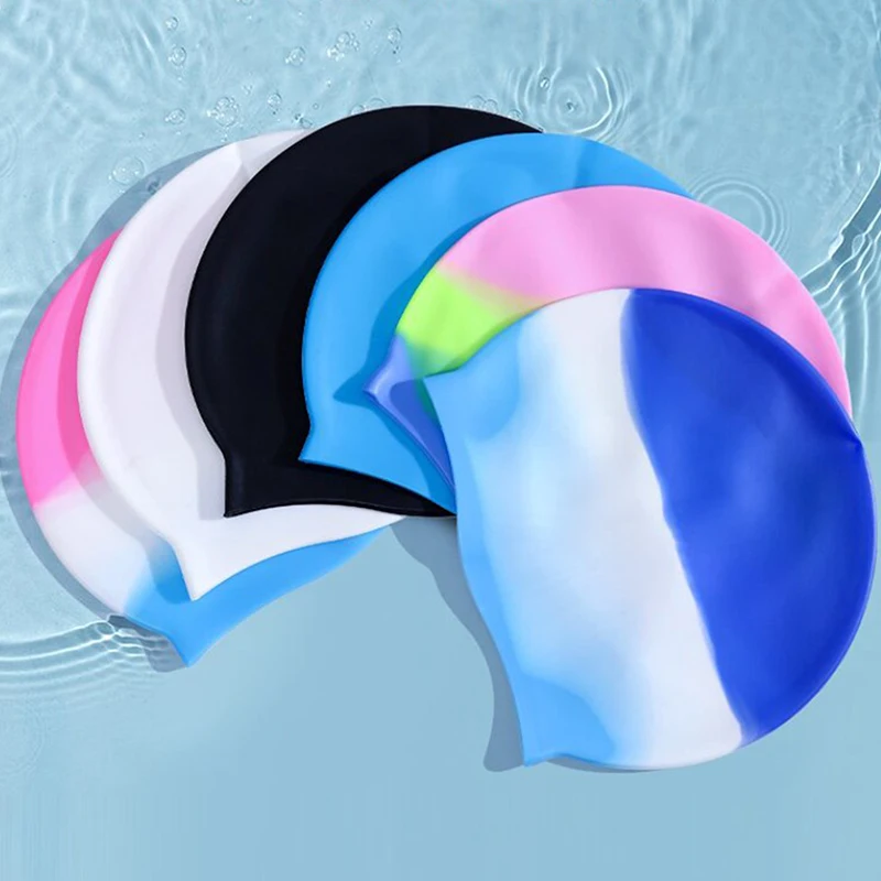 Silicone Adult Waterproof Swimming Cap Gradient Color Dry Hair Swim Cap for Men Women Protect Ears Swim Hat Swimming Accessories
Silicone Adult Waterproof Swimming Cap Gradient Color Dry Hair Swim Cap for Men Women Protect Ears Swim Hat Swimming Accessories
