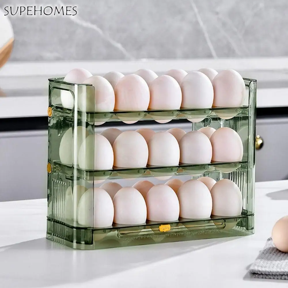 Refrigerator Egg Organizer Egg Crisper Home Kitchen Egg Tray Flip Egg Organizer Multi-Layer Egg Rack Kitchen Supplies
Refrigerator Egg Organizer Egg Crisper Home Kitchen Egg Tray Flip Egg Organizer Multi-Layer Egg Rack Kitchen Supplies