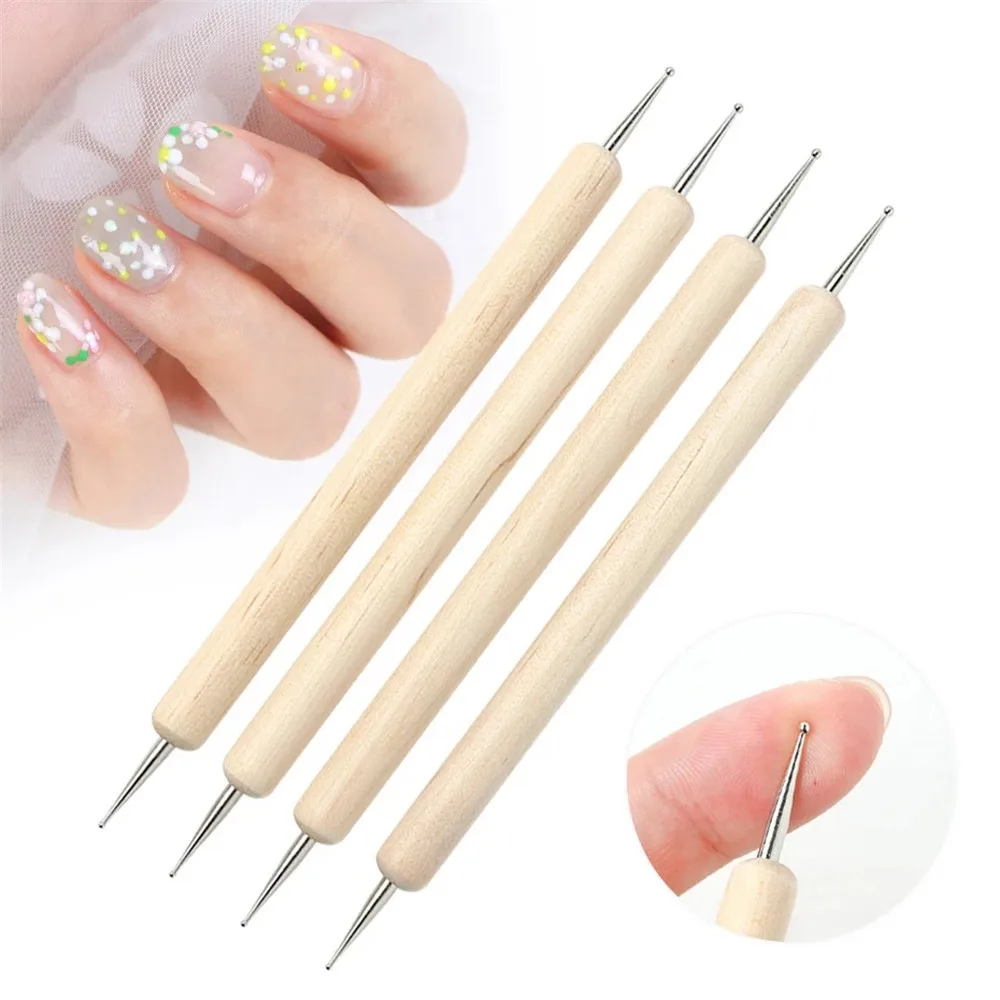 Double-head Wooden Dotting Pen Painting Drawing Pen Brush For Manicure Rhinestone Picker Polish Easy Nails Art Pen Tools
Double-head Wooden Dotting Pen Painting Drawing Pen Brush For Manicure Rhinestone Picker Polish Easy Nails Art Pen Tools