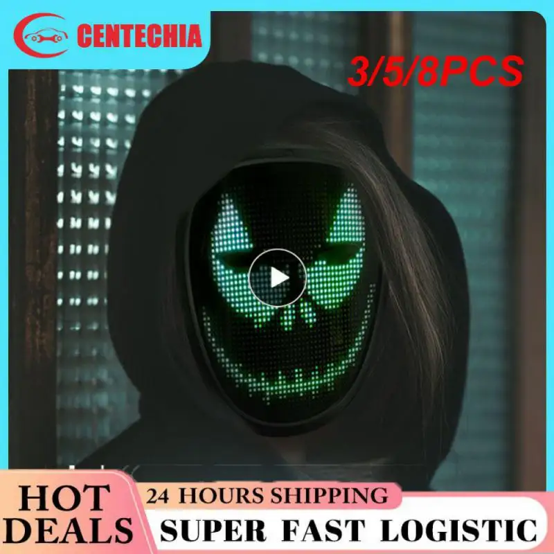 3/5/8PCS Cosplay Costume Masques Face-changing Skull Light Atmosphere Mask Diy Editable Built-in Battery For Carnival Party
3/5/8PCS Cosplay Costume Masques Face-changing Skull Light Atmosphere Mask Diy Editable Built-in Battery For Carnival Party