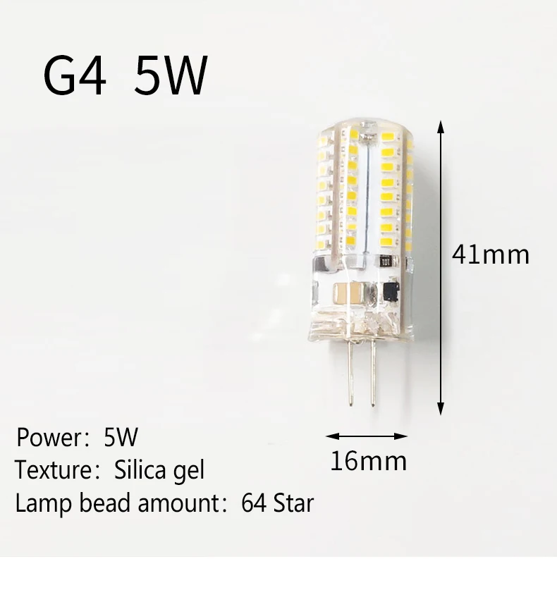Светодиодная лампа G4 Aileyidi 3Вт 5Вт
Светодиодная лампа G4 Aileyidi 3Вт 5Вт