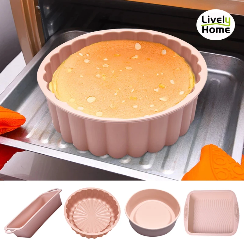 Silicone Cake Mold Bread Toast Shortcake Cake Sponge Flan Mould Square Round Spiral Gear Charlotte Svarin Baking Pan Tray Mold
Silicone Cake Mold Bread Toast Shortcake Cake Sponge Flan Mould Square Round Spiral Gear Charlotte Svarin Baking Pan Tray Mold