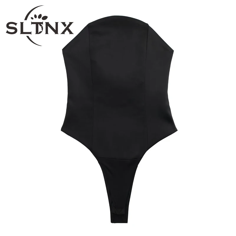 SLTNX Women Fashion Jumpsuit Bodysuit Female Black Sexy Skinny Woman's Playsuit Ladies Casual Chest Wrap 2022 Jumpsuit Tops
SLTNX Women Fashion Jumpsuit Bodysuit Female Black Sexy Skinny Woman's Playsuit Ladies Casual Chest Wrap 2022 Jumpsuit Tops