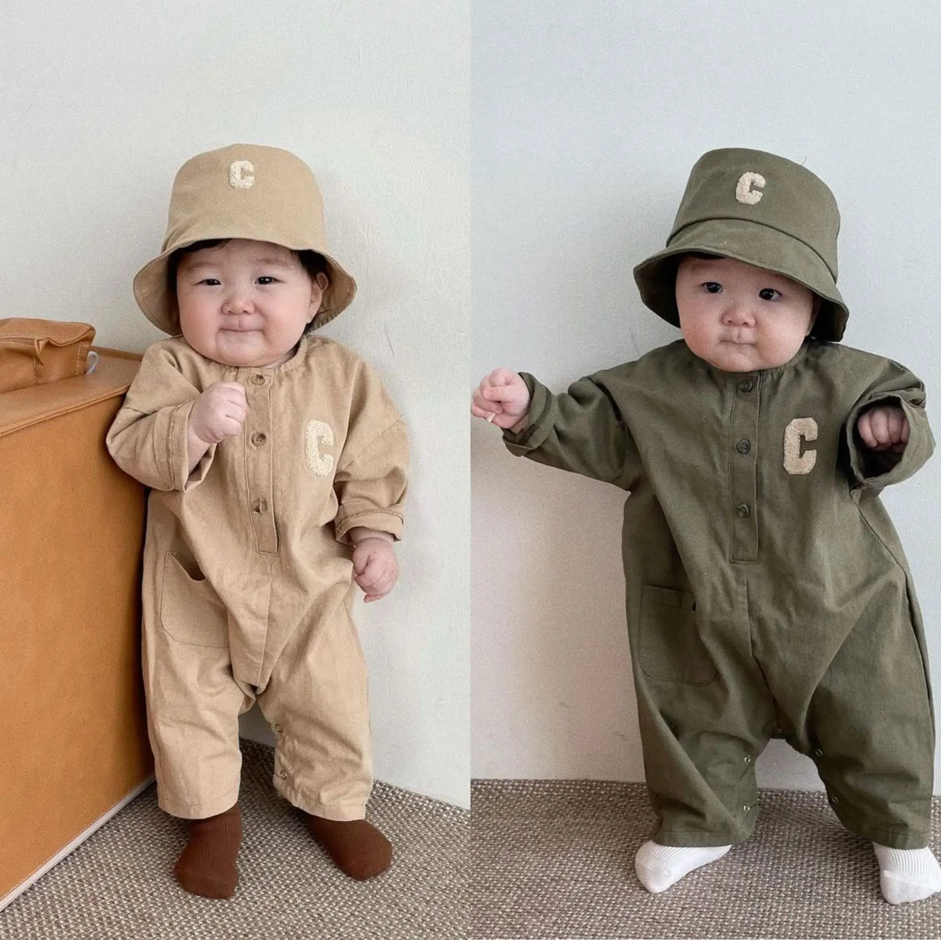 9192 Baby Clothes Newborn Bodysuit Letter C Embroidery Baby One Piece Clothes Autumn 2021 Baby Boy Onesies With Hat Girl Outfit 
9192 Baby Clothes Newborn Bodysuit Letter C Embroidery Baby One Piece Clothes Autumn 2021 Baby Boy Onesies With Hat Girl Outfit