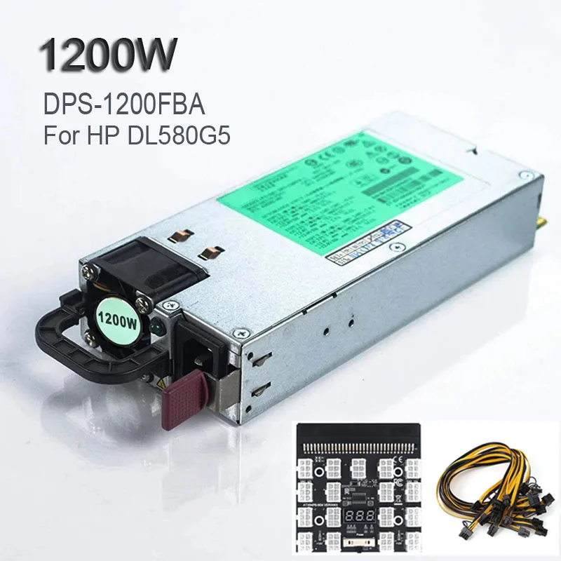 460W 750W 1200W Server Power Adapter PSU for HP with Power Cable + 12/17 Ports Breakout Board Power Source 1200W PSU Mining PSU
460W 750W 1200W Server Power Adapter PSU for HP with Power Cable + 12/17 Ports Breakout Board Power Source 1200W PSU Mining PSU