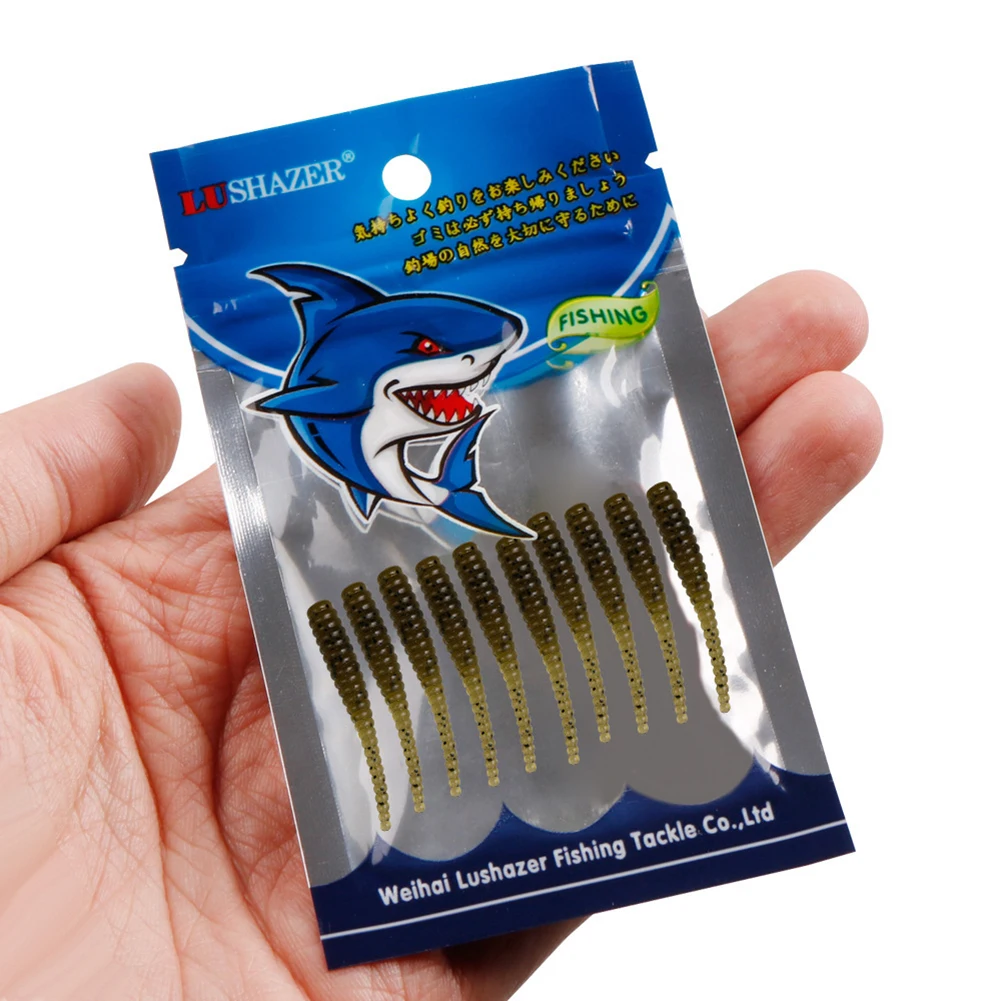 10pcs 0.3g Luyagen Fishing Soft Bait Thread Soft Worm Straight Tail Fake Bait Maggots Worm Lure Long Cast Artificial Lures
10pcs 0.3g Luyagen Fishing Soft Bait Thread Soft Worm Straight Tail Fake Bait Maggots Worm Lure Long Cast Artificial Lures