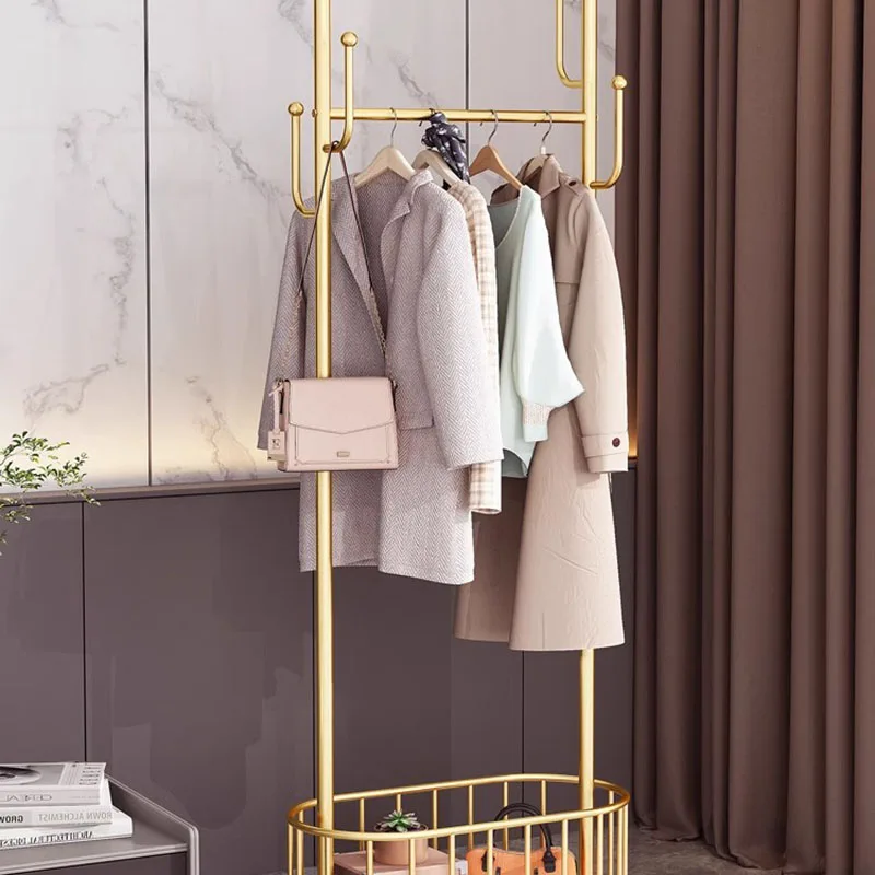 

Hangers Nordic Luxury Clothes Rack Corner Living Room Organizer Wall Coat Racks Storage Ganchos Para Ropa Furniture Bedroom