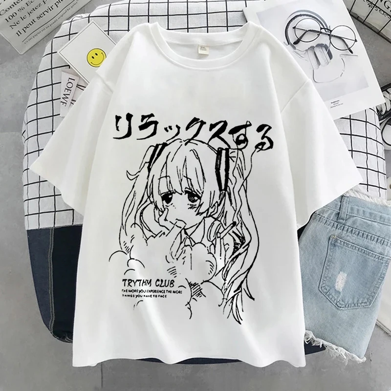 Women's Clothing 2022 Y2k Japanese Harajuku Kawaii Graphic T Shirts Anime Print Oversized T Shirt Plus Size Women Clothing
Women's Clothing 2022 Y2k Japanese Harajuku Kawaii Graphic T Shirts Anime Print Oversized T Shirt Plus Size Women Clothing