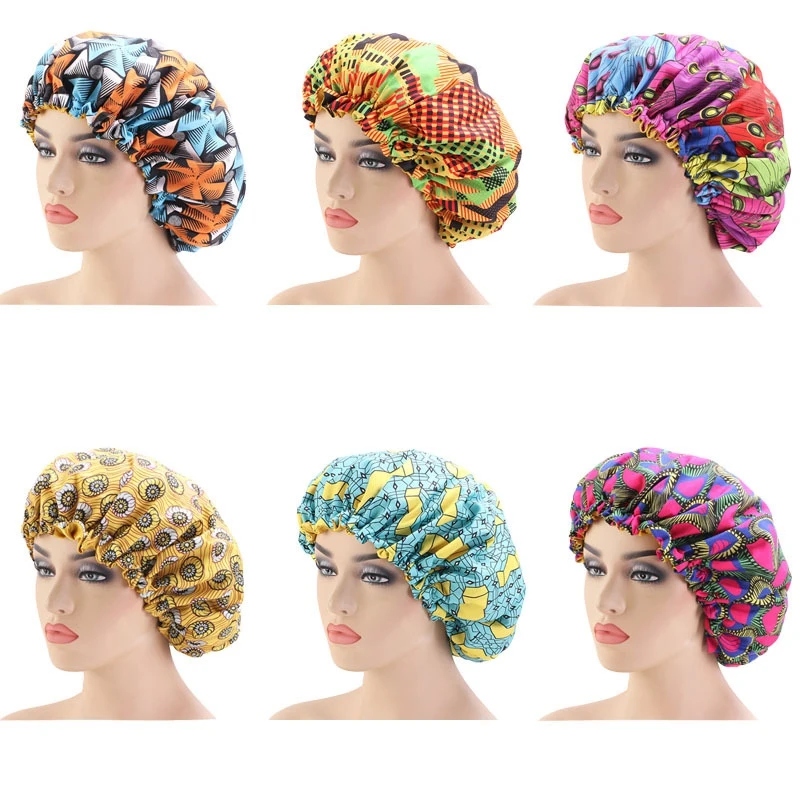 New Extra Large Size African Pattern Satin Bonnet Big Wave Brim Ankara Dashiki Night Sleep Cap Women Flower Turban
New Extra Large Size African Pattern Satin Bonnet Big Wave Brim Ankara Dashiki Night Sleep Cap Women Flower Turban