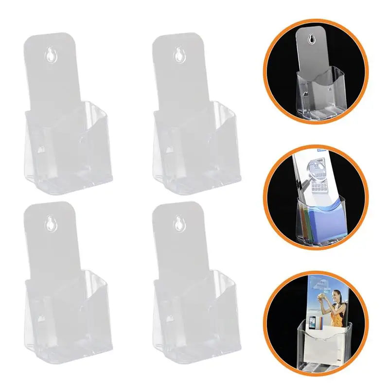 4 Pcs Brochure Holder Rack Acrylic Literature Holder Acrylic Display Stand Acrylic Brochure Stand Holder Rack Business card
4 Pcs Brochure Holder Rack Acrylic Literature Holder Acrylic Display Stand Acrylic Brochure Stand Holder Rack Business card