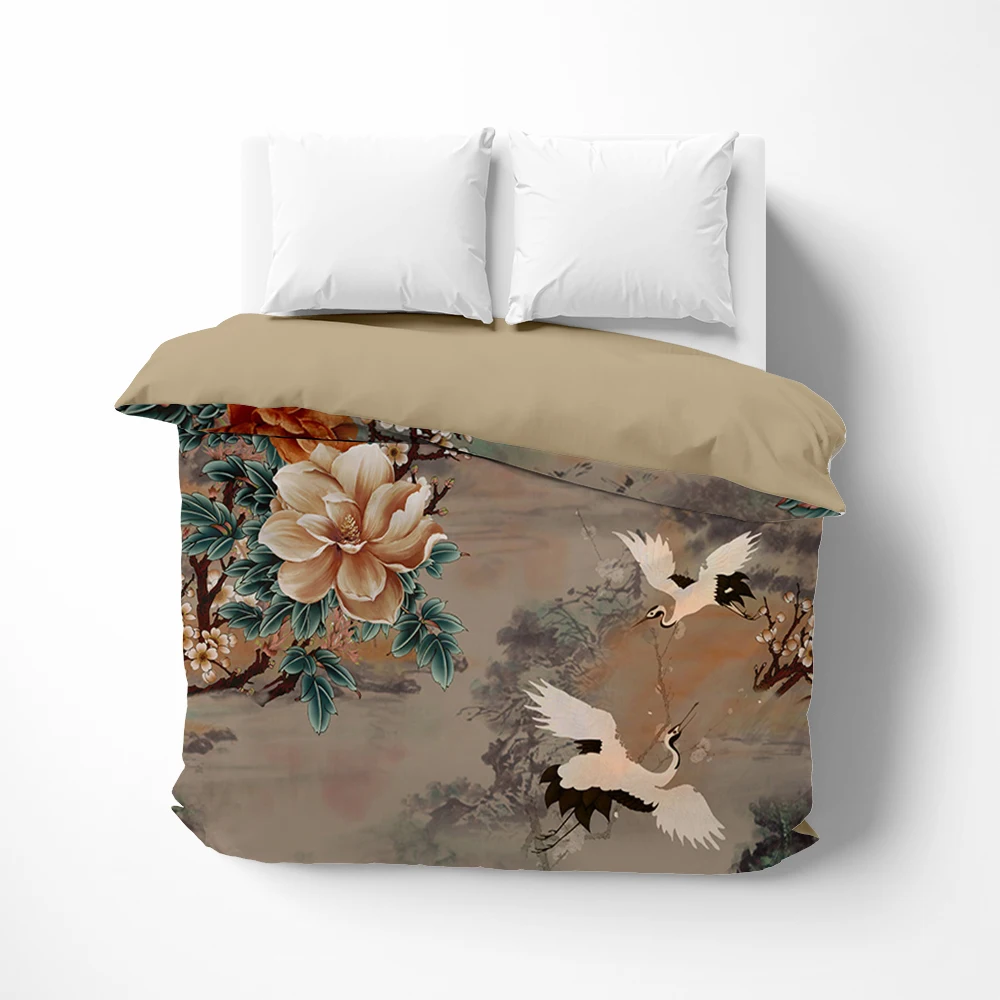 1Pc Luxury Duvet cover Quilt Cover Blanket/Comfortable Case Bedding 140x200 150x200 135x200 240x220 Customized size retro crane
1Pc Luxury Duvet cover Quilt Cover Blanket/Comfortable Case Bedding 140x200 150x200 135x200 240x220 Customized size retro crane