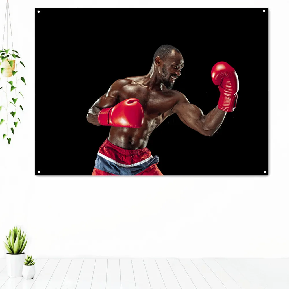 Boxer Strength Attack and Motion Combat Sports Poster Wall Art Flag Gym Decor Fighting Workout Inspirational Tapestry Banners
Boxer Strength Attack and Motion Combat Sports Poster Wall Art Flag Gym Decor Fighting Workout Inspirational Tapestry Banners
