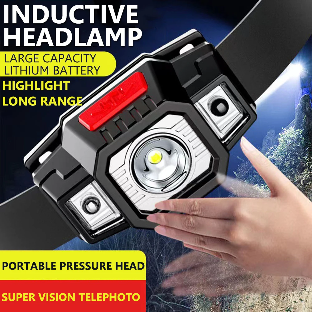 COB LED Fishing Headlight Headlamp Flashlight Zoom Head Lamp Torch Camping Head Light USB Rechargeable Use 14500 Battery
COB LED Fishing Headlight Headlamp Flashlight Zoom Head Lamp Torch Camping Head Light USB Rechargeable Use 14500 Battery