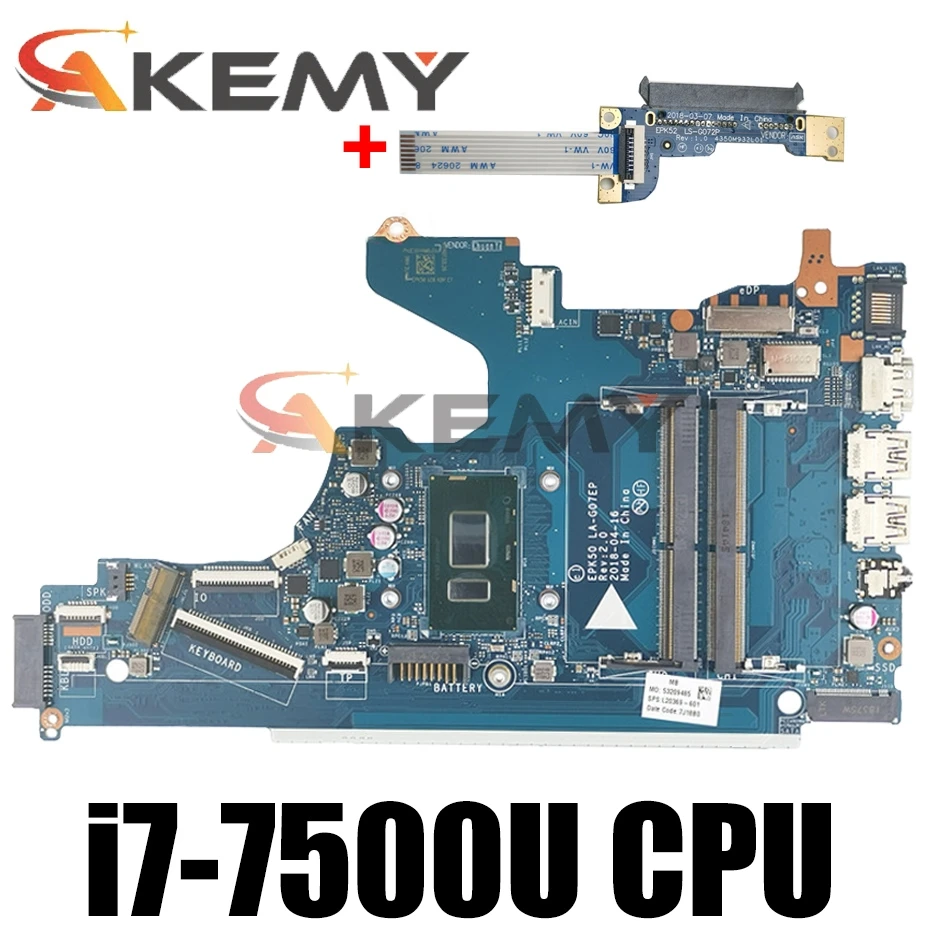 Для ноутбука HP 15-DA, материнская плата, L20370-001 EPK50, L20370-601 DDR4 с процессором i7-7500U
Для ноутбука HP 15-DA, материнская плата, L20370-001 EPK50, L20370-601 DDR4 с процессором i7-7500U