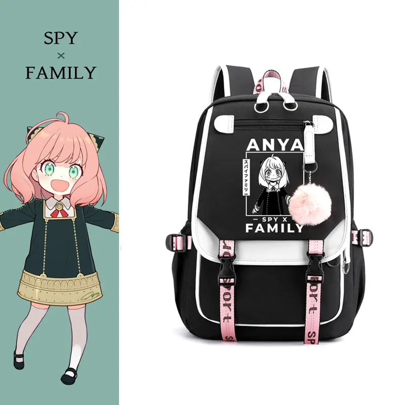 Anime Spy x Family Backpack Boys Girl Anya Forger School Bag comics Cartoon Female Wear Fashion Hairball Student School Bag
Anime Spy x Family Backpack Boys Girl Anya Forger School Bag comics Cartoon Female Wear Fashion Hairball Student School Bag
