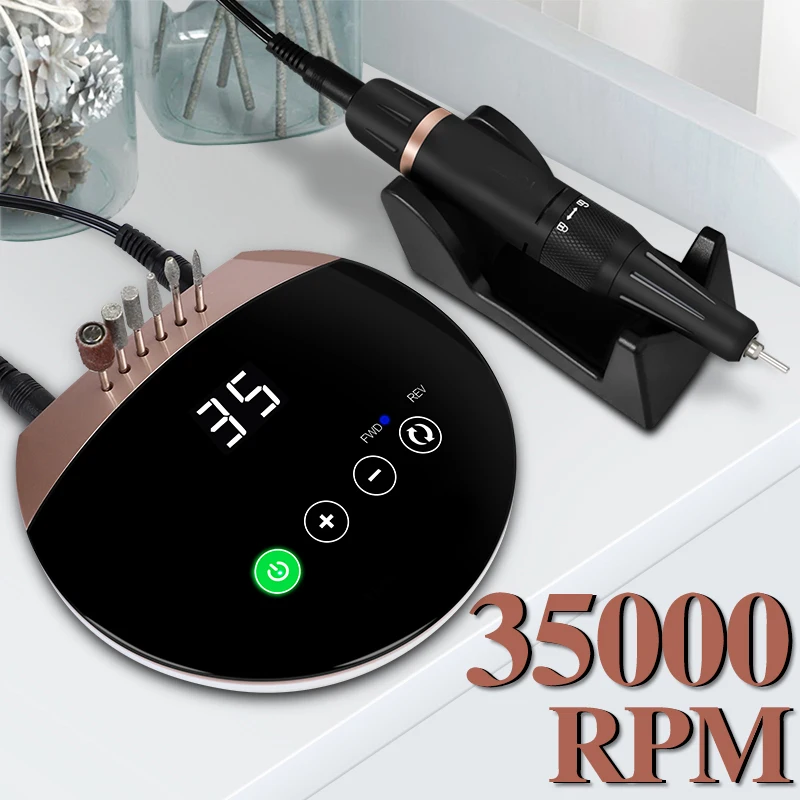 Электрическая дрель для ногтей, 35000 об./мин. 
Электрическая дрель для ногтей, 35000 об./мин.