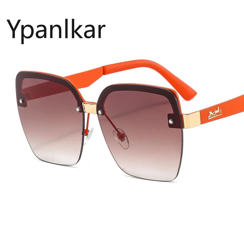 UV400 Retro Oversized Square Sun Glasses Fashion Metal Semi-rimless Sunglass Women Men Fashion Half Metal Frame Street Eyewear
UV400 Retro Oversized Square Sun Glasses Fashion Metal Semi-rimless Sunglass Women Men Fashion Half Metal Frame Street Eyewear