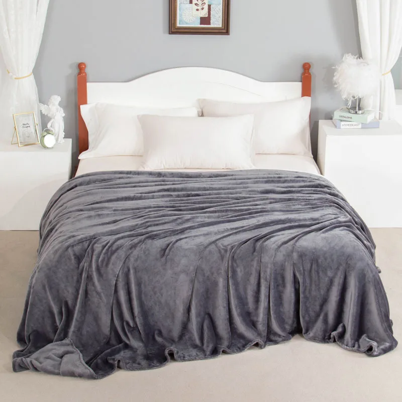 Flannel Fleece Blanket Soft Warm Skin-Friendly Flannel Solid Color Bedding Supply For Winter Home Blankets For The Couch
Flannel Fleece Blanket Soft Warm Skin-Friendly Flannel Solid Color Bedding Supply For Winter Home Blankets For The Couch