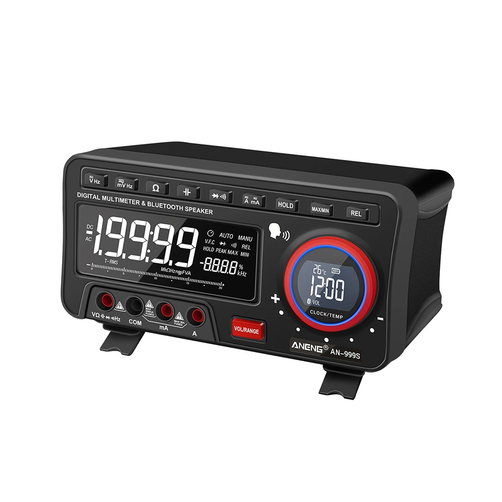 ANENG-AN999S Electric Multimeter LCD Tester Resistance Detector Bluetooth-compatible Temperature Multifunctional Meter
ANENG-AN999S Electric Multimeter LCD Tester Resistance Detector Bluetooth-compatible Temperature Multifunctional Meter