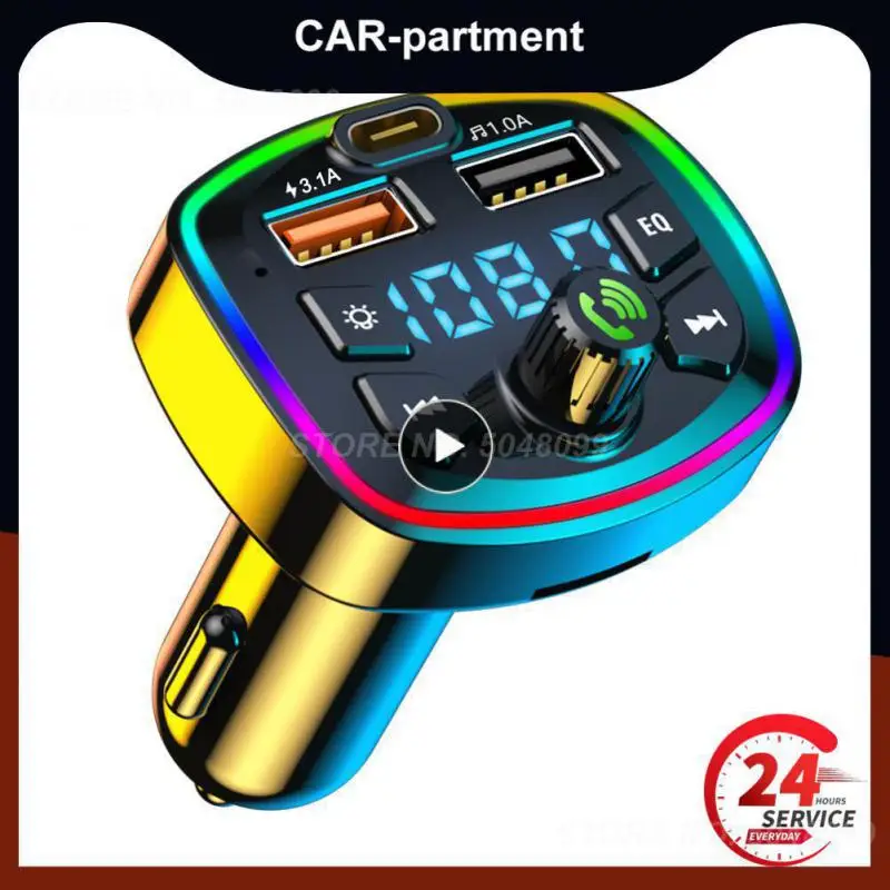 1~10PCS Cigarette Lighter Lossless Music Dual Usb Fm Transmitter 3.1a Colorful Ambient Light Car Accessories
1~10PCS Cigarette Lighter Lossless Music Dual Usb Fm Transmitter 3.1a Colorful Ambient Light Car Accessories