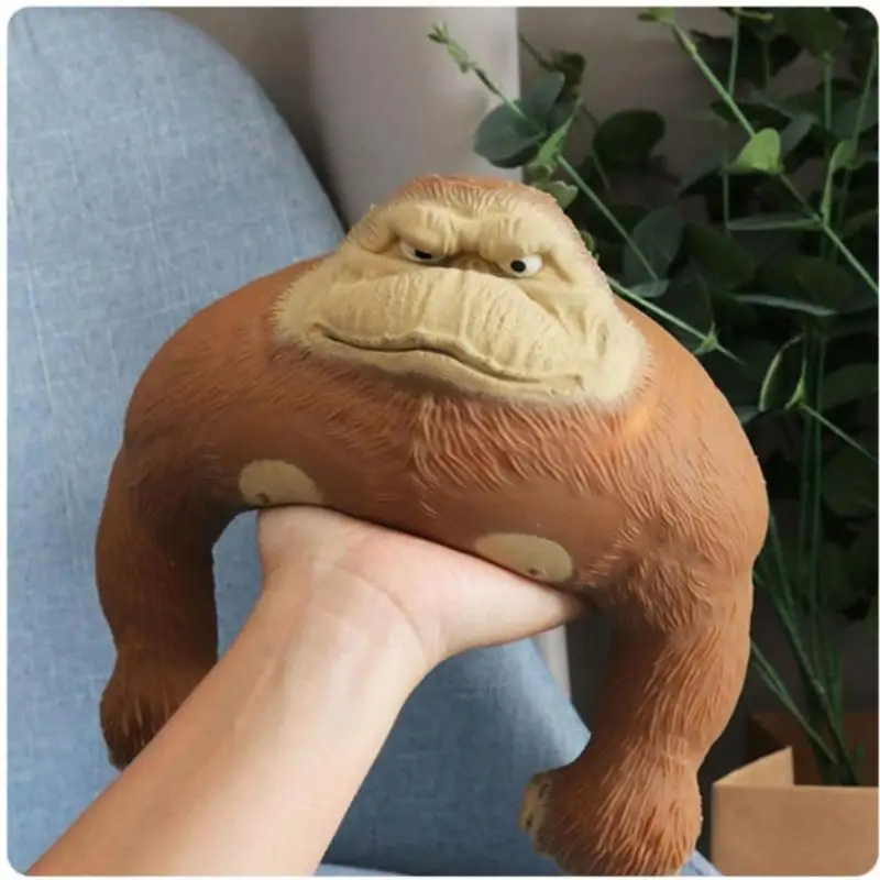 13Cm Simulation Gorilla Decompression Artifact Creative Sand Soft Glue Elastic Stretch Deformation Funny King Kong Trick Toy New
13Cm Simulation Gorilla Decompression Artifact Creative Sand Soft Glue Elastic Stretch Deformation Funny King Kong Trick Toy New