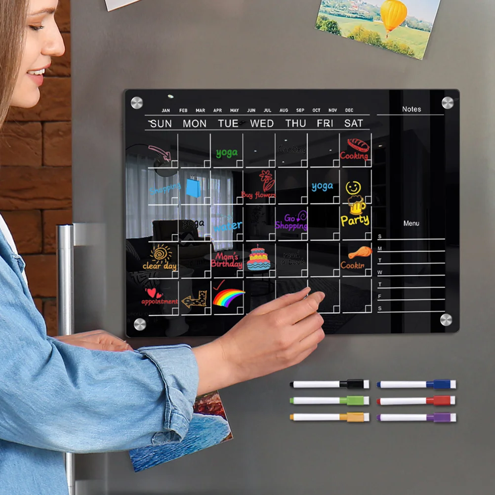 Planner Board Clear Refrigerator Magnetic Fridge Acrylic White Dry Erase Whiteboards
Planner Board Clear Refrigerator Magnetic Fridge Acrylic White Dry Erase Whiteboards