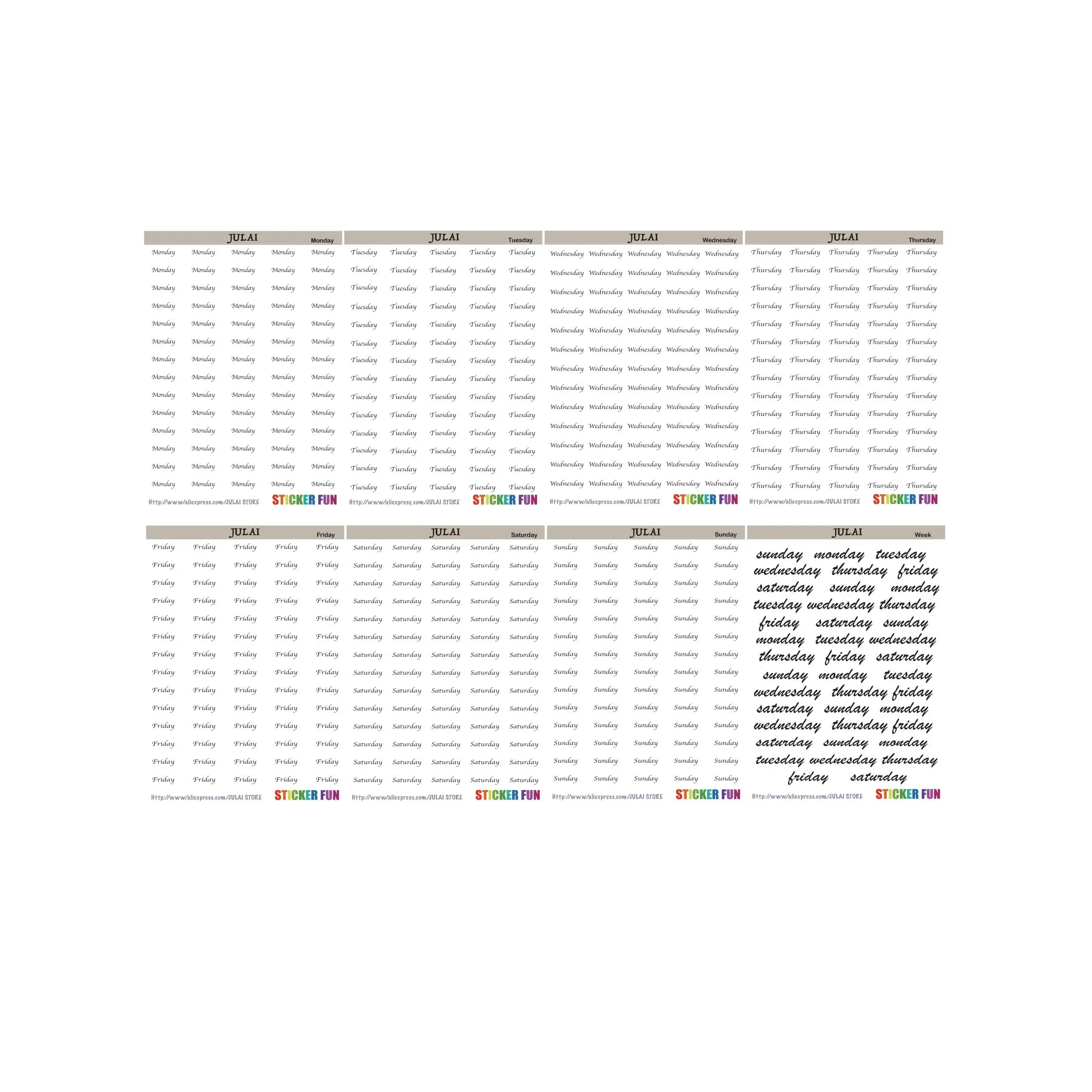 Monday To Sunday Planner Stickers Daily Weekly Monthly Paper Stickers For Journal Calendar Notebook Diary and more options
Monday To Sunday Planner Stickers Daily Weekly Monthly Paper Stickers For Journal Calendar Notebook Diary and more options