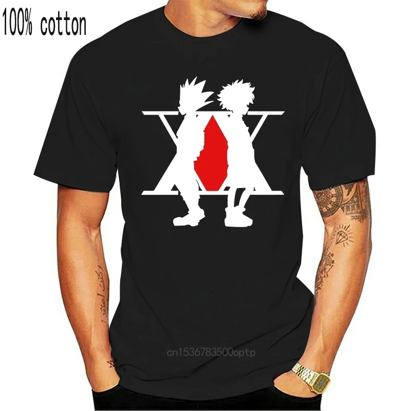 Мужская одежда, новая мужская футболка, модная новая футболка Hunter X Hunter Gon Killua с логотипом аниме, Мужская футболка, размеры, футболка
Мужская одежда, новая мужская футболка, модная новая футболка Hunter X Hunter Gon Killua с логотипом аниме, Мужская футболка, размеры, футболка