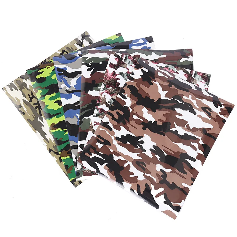 Vinyl Sheets 10*12 Inch Camouflage Heat Transfer Vinyl Iron On HTV For Clothes Easy Cut Weed Decor Film Paper DIY T-Shirts Craft 
Vinyl Sheets 10*12 Inch Camouflage Heat Transfer Vinyl Iron On HTV For Clothes Easy Cut Weed Decor Film Paper DIY T-Shirts Craft