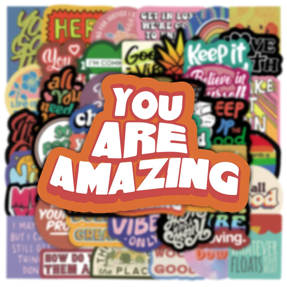 50 Encouraging Inspirational Graffiti Stickers Suitcase Notebook Water Cup Desktop Hand Account Stickers Waterproof Toy Stickers
50 Encouraging Inspirational Graffiti Stickers Suitcase Notebook Water Cup Desktop Hand Account Stickers Waterproof Toy Stickers
