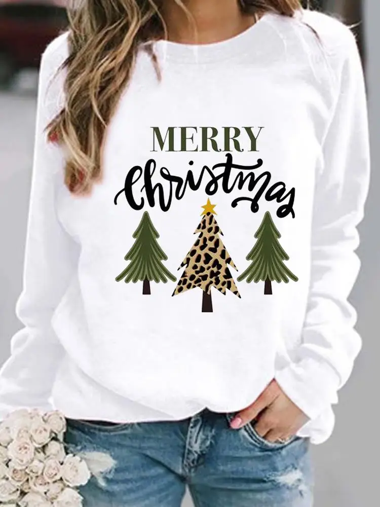 Merry Christmas Women Fashion Casual Festival Pullovers Leopard Tree 90s Trend Female Hoodies Print Woman Graphic Sweatshirts
Merry Christmas Women Fashion Casual Festival Pullovers Leopard Tree 90s Trend Female Hoodies Print Woman Graphic Sweatshirts
