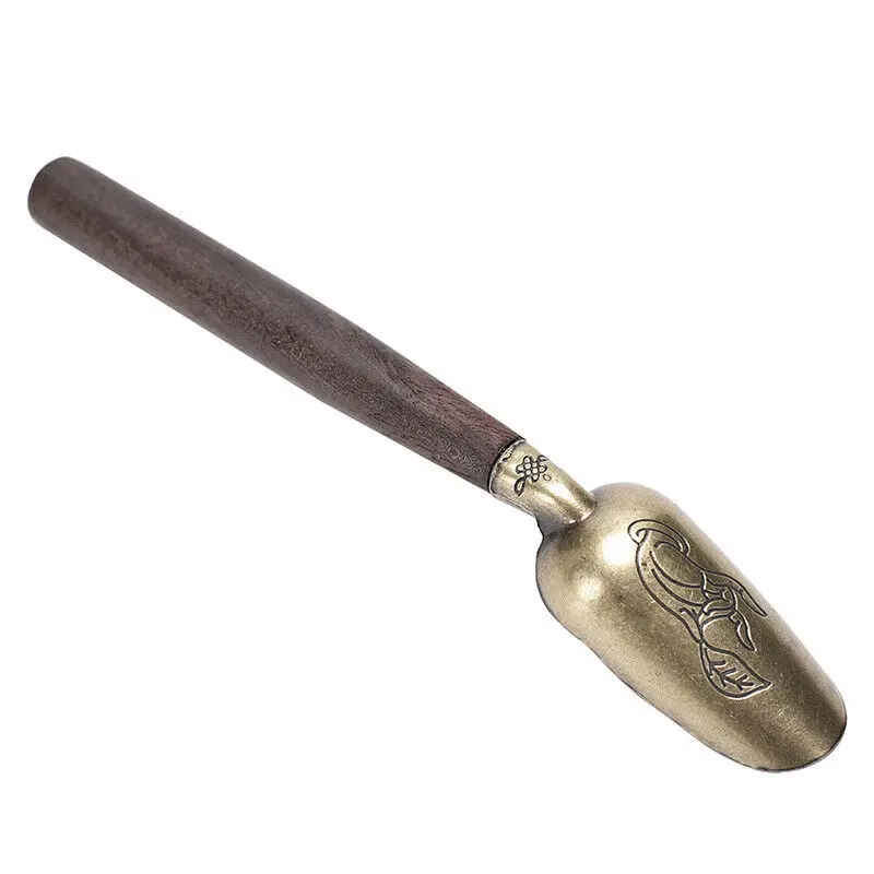 Чайная ложка из углеродистой стали с деревянной ручкой 
Чайная ложка из углеродистой стали с деревянной ручкой