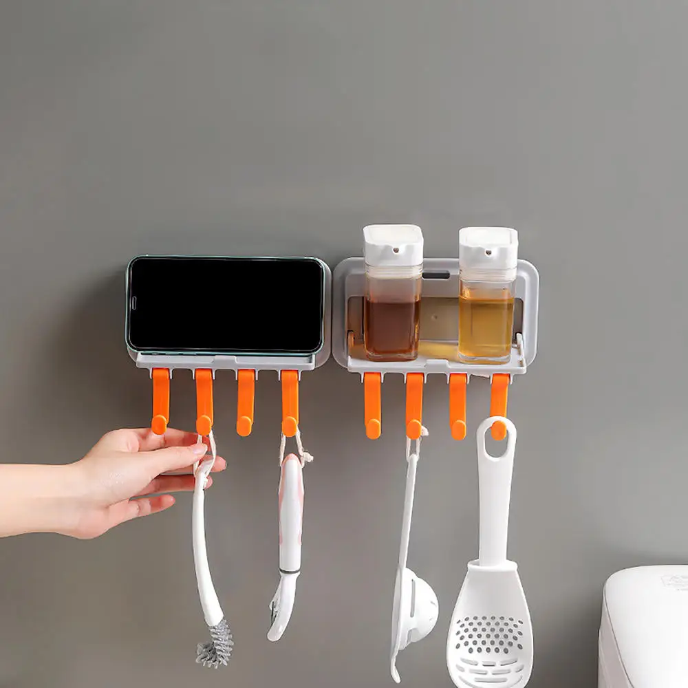 Multifunctional Hook Bathroom Kitchen Punch-free Strong Hook Wall-mounted Storage Rack Key Rack Kitchen Tools
Multifunctional Hook Bathroom Kitchen Punch-free Strong Hook Wall-mounted Storage Rack Key Rack Kitchen Tools