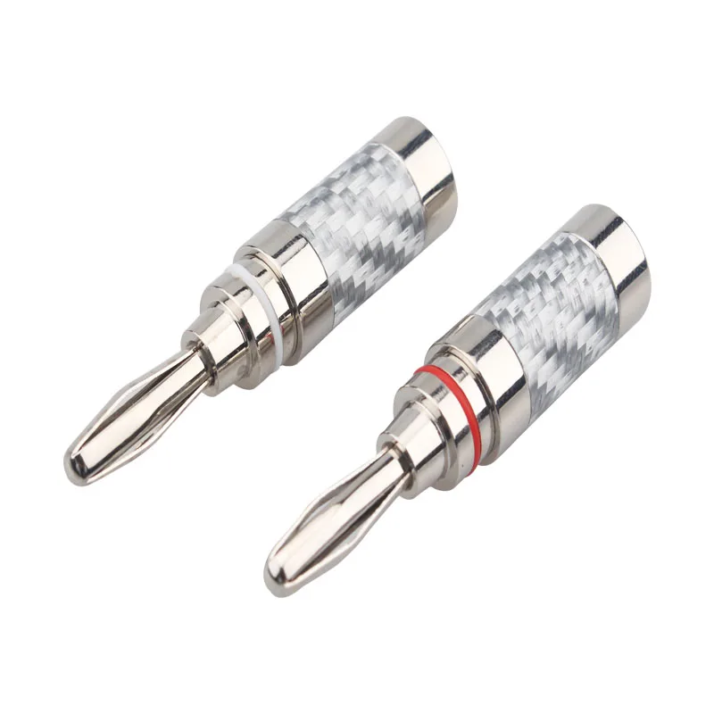 8Pcs Rhodium Plated Carbon Fiber Screws Locking Banana Plug Brass DIY Speaker Cable Connector
8Pcs Rhodium Plated Carbon Fiber Screws Locking Banana Plug Brass DIY Speaker Cable Connector